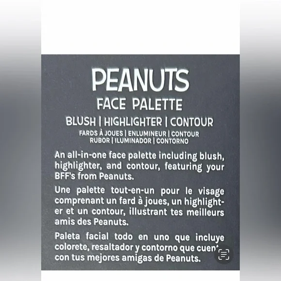 New Peanuts Face Palette Blush Highlighter Contour Rude Cosmetics - Picture 5 of 16